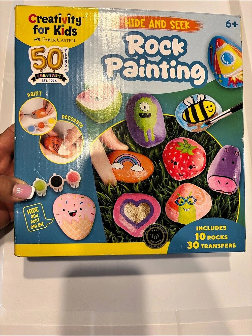 Creativity for Kids Hide and Seek Rock Painting Kit